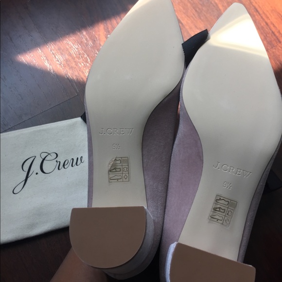 ***SOLD OUT***J. Crew Avery Velvet Bow Heels - Picture 6 of 8